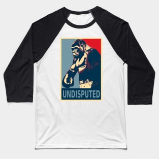 Boxing Gorilla Undisputed Champion Baseball T-Shirt